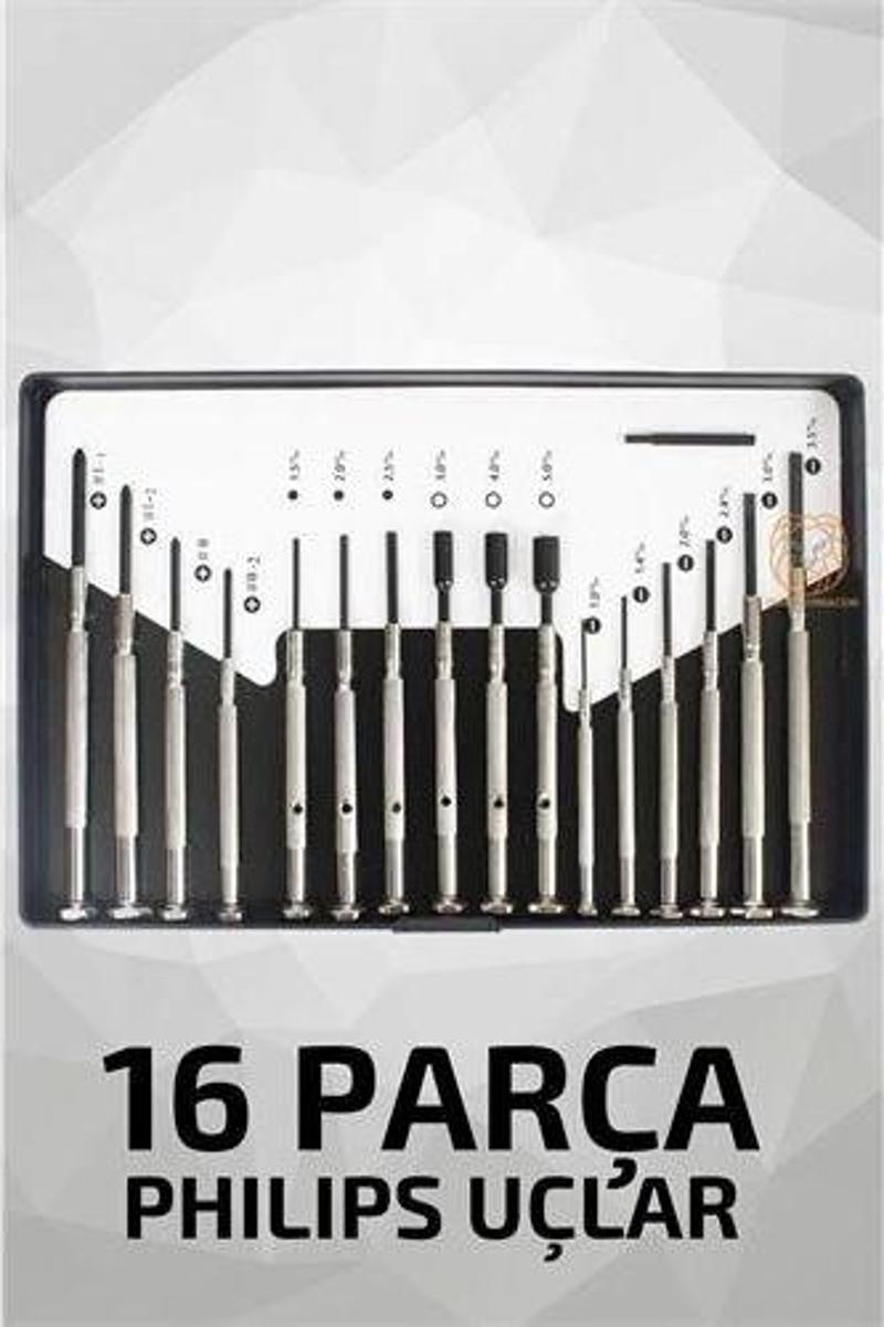 Philips Uçlu 16 Parça Saat Telefon Tornavida Seti 713434