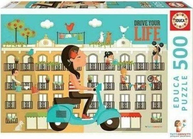 17987 Drive Your Life 500 Parça Puzzle