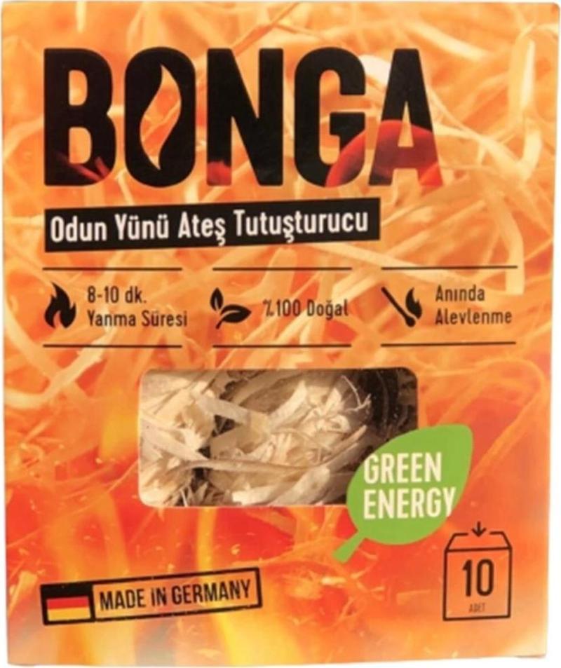 Bonga Odun Yünü Ateş Tutuşturucu (140 g)