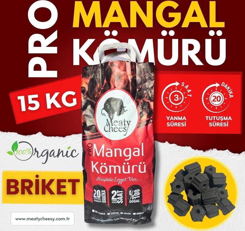 Firehex Bio Karbon Mangal & Barbekü Kömürü (Briket) - 15 kg