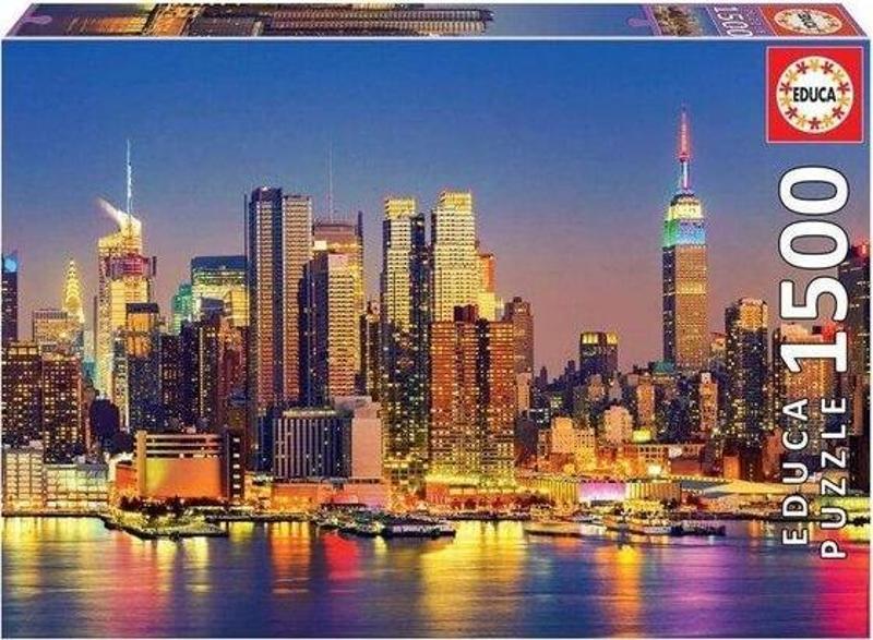 18466 Manhattan De Noc 1500 Parça Puzzle