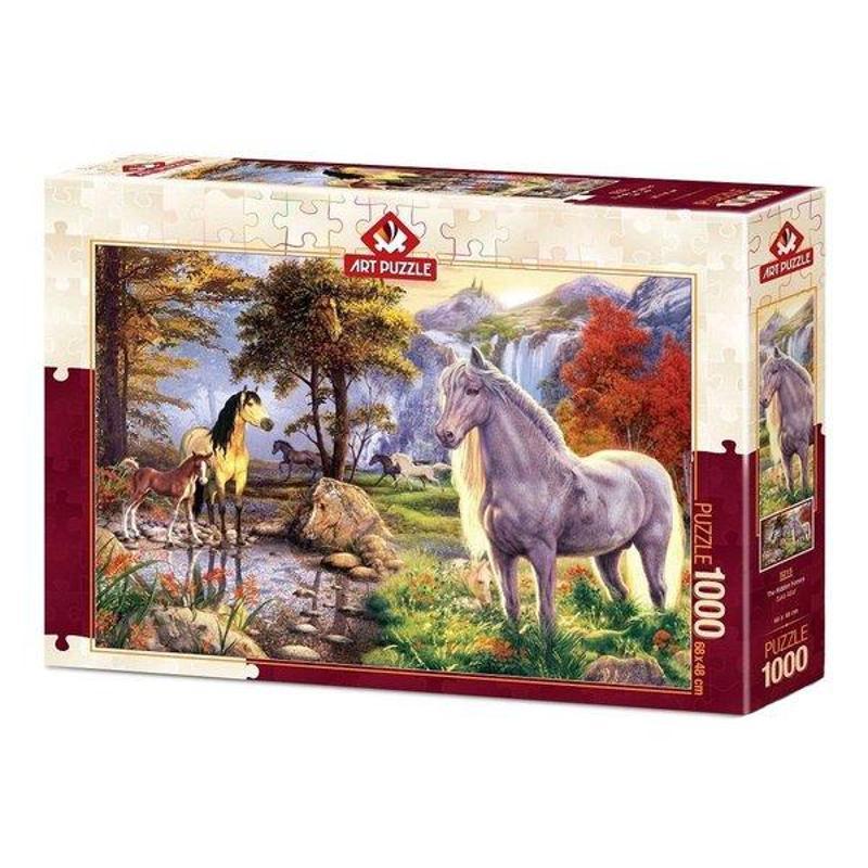 Art Puzzle Art Puzzle Saklı Atlar 1000 Parça Puzzle 5215