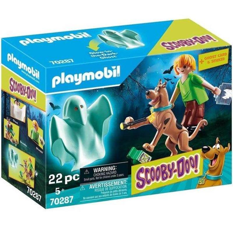 Playmobil Playmobil SCOOBY-DOO! Scooby & Shaggy with Ghost 70287