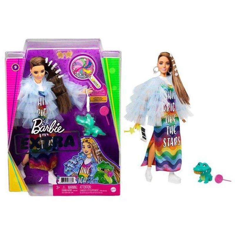 Barbie Barbie Extra Sarı Ceketli Bebek GYJ78