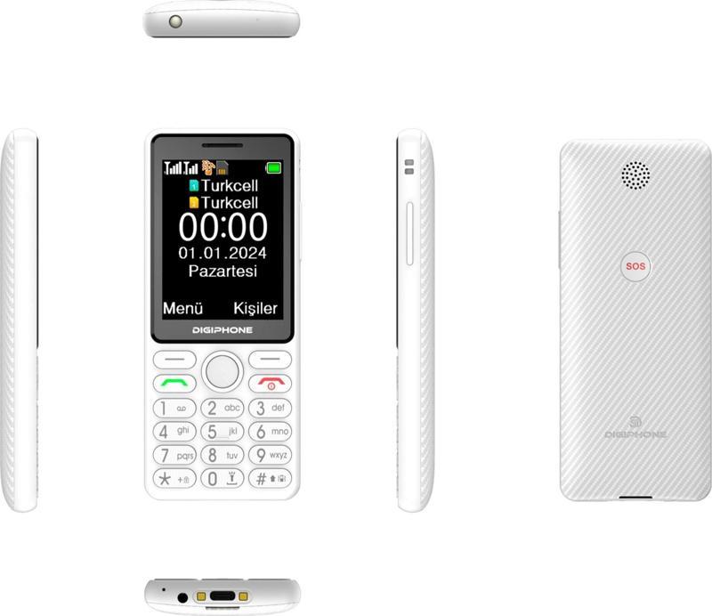 DIGIPHONE S600 Beyaz Telefon