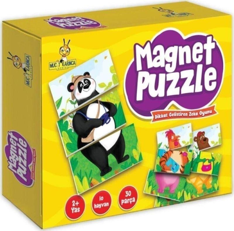 2+ Yaş Magnet Puzzle Dikkat Geliştiren Zeka Oyunu