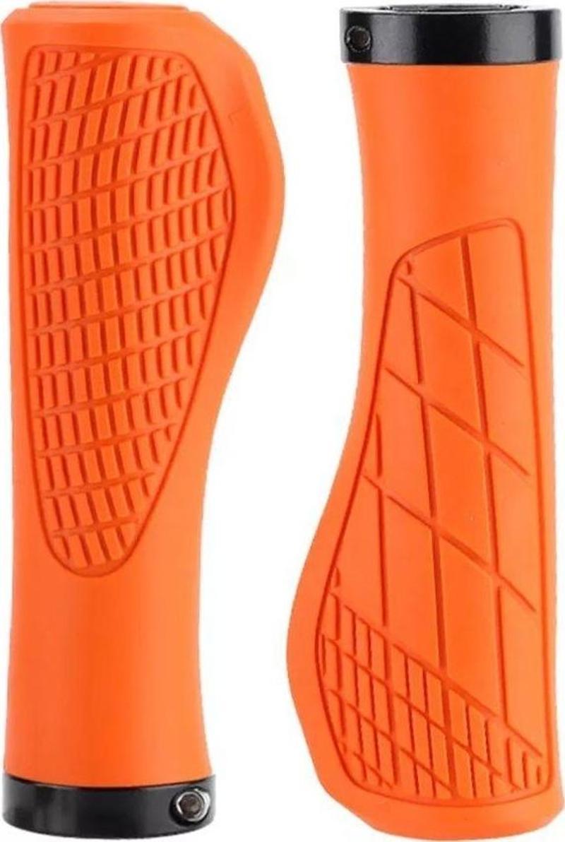 Crosssell Avuç İçi Destekli Ergonomik Scooter / Bisiklet Elcik Turuncu
