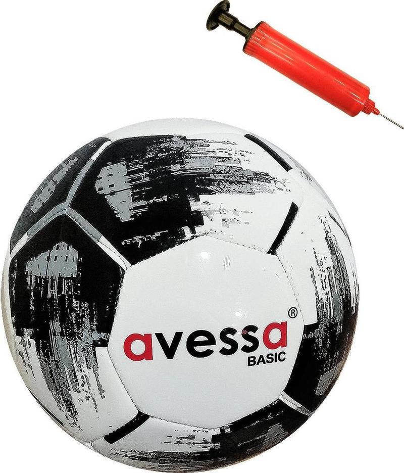 Basic Futbol Topu Siyah No5 Pompalı