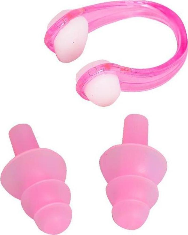 Ep-100 Kulak Burun Tıkacı Set Pembe