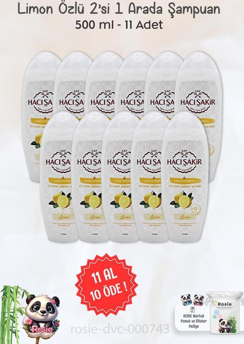 Limon 2si 1 Arada Şampuan Canlandırıcı 500 ml ve ROSIE