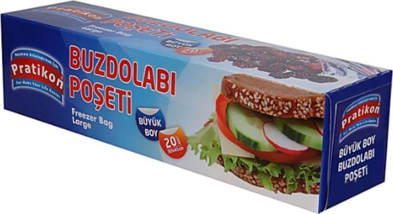 Buzdolabı Poşeti Büyük Boy 15 Adetli