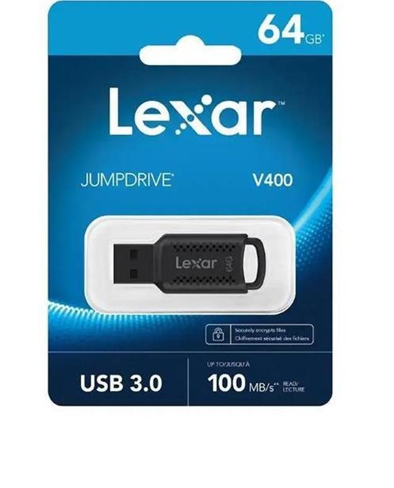 64GB V400 Siyah 100 mb/s 3.0 USB Flash Bellek