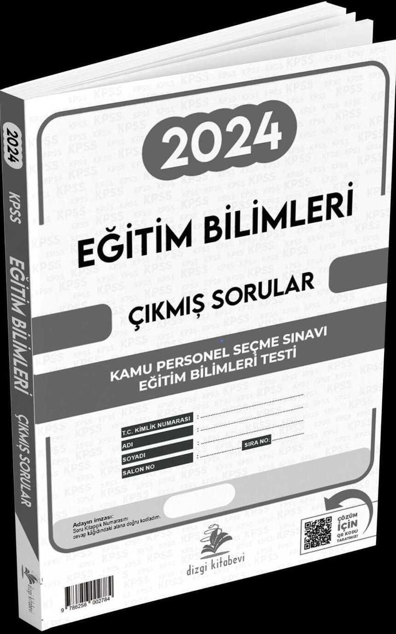 KPSS Eğitim Bilimleri Video Çözümlü 2024 Sınavı Tek Fasikül Orijinal Çıkmış Sorular