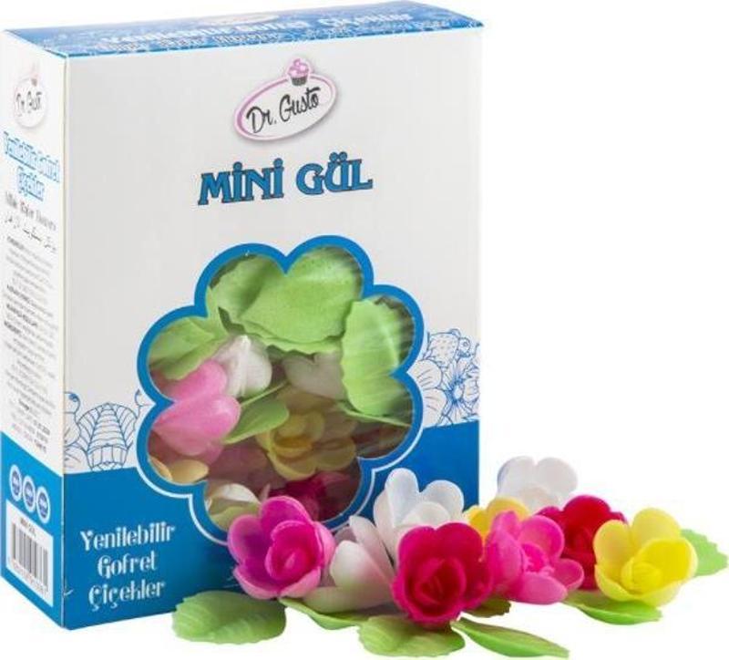 Yenilebilir Renkli Mini Gül