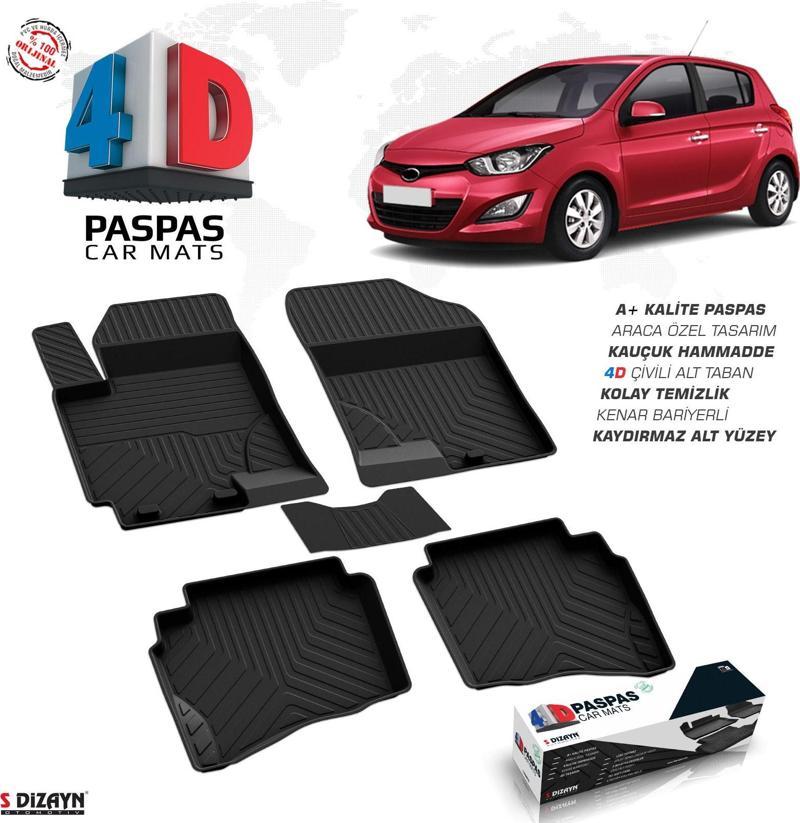 Hyundai i20 4D Havuzlu Paspas 2009-2014 A+Kalite