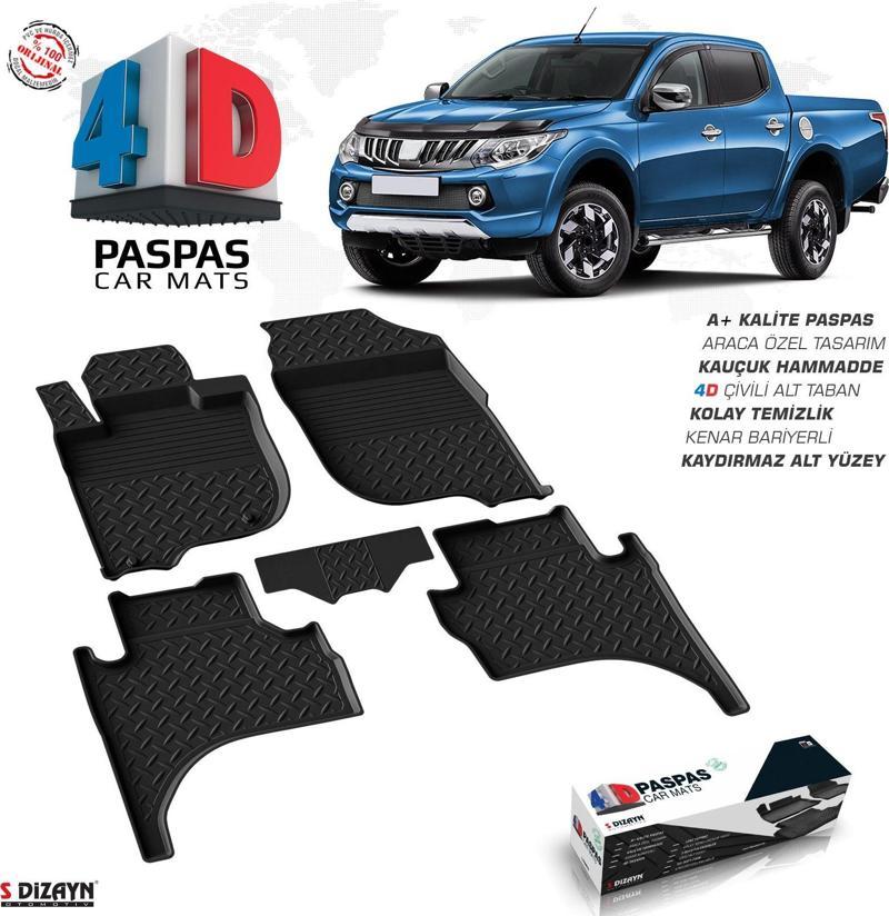 Mitsubishi L200 4D Havuzlu Paspas 2015-2023 A+ Kalite