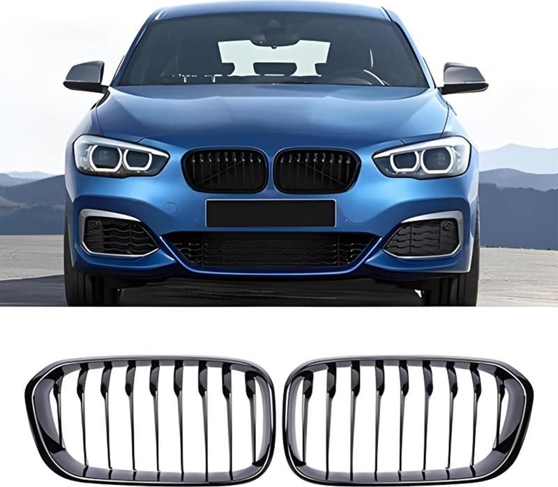 Bmw 1 Serisi F20/F21 Ön Panjur Böbrek Parlak Siyah Piano Black Düz Model 2015-2019