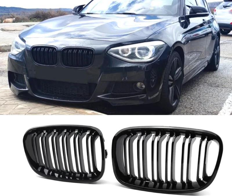 Bmw 1 Serisi F20/F21 Ön Panjur Böbrek Parlak Siyah Piano Black M1 Model 2011-2015