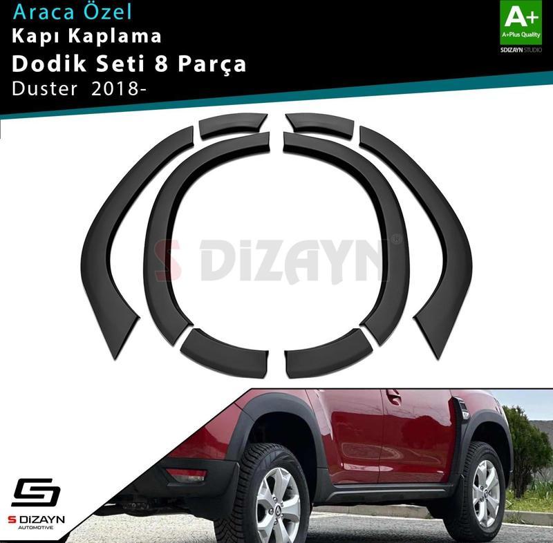 Dacia Duster 2 Çamurluk Kaplaması Dodik Seti 8 Prç 2018 Üzeri A+ Kalite