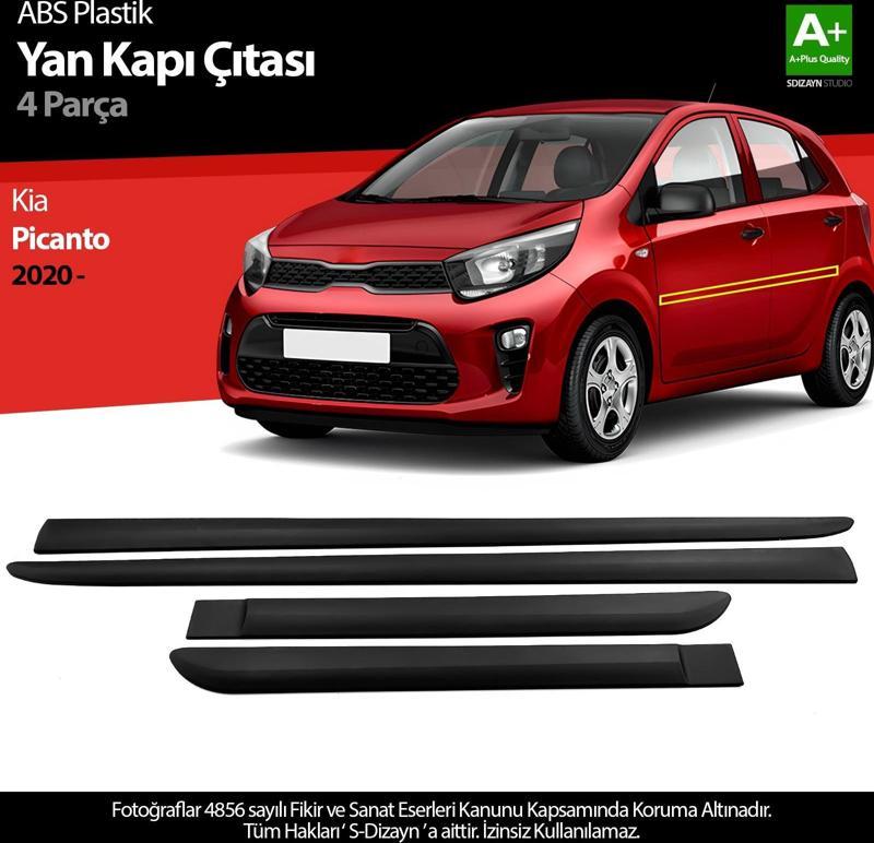 Kia Picanto ABS Plastik Yan Kapı Koruma Çıtası 2020 Üzeri A+ Kalite