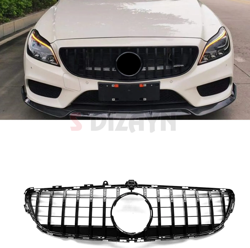 Mercedes CLS W218 Ön Panjur Parlak Siyah Piano Black GTR Model 2015-2018