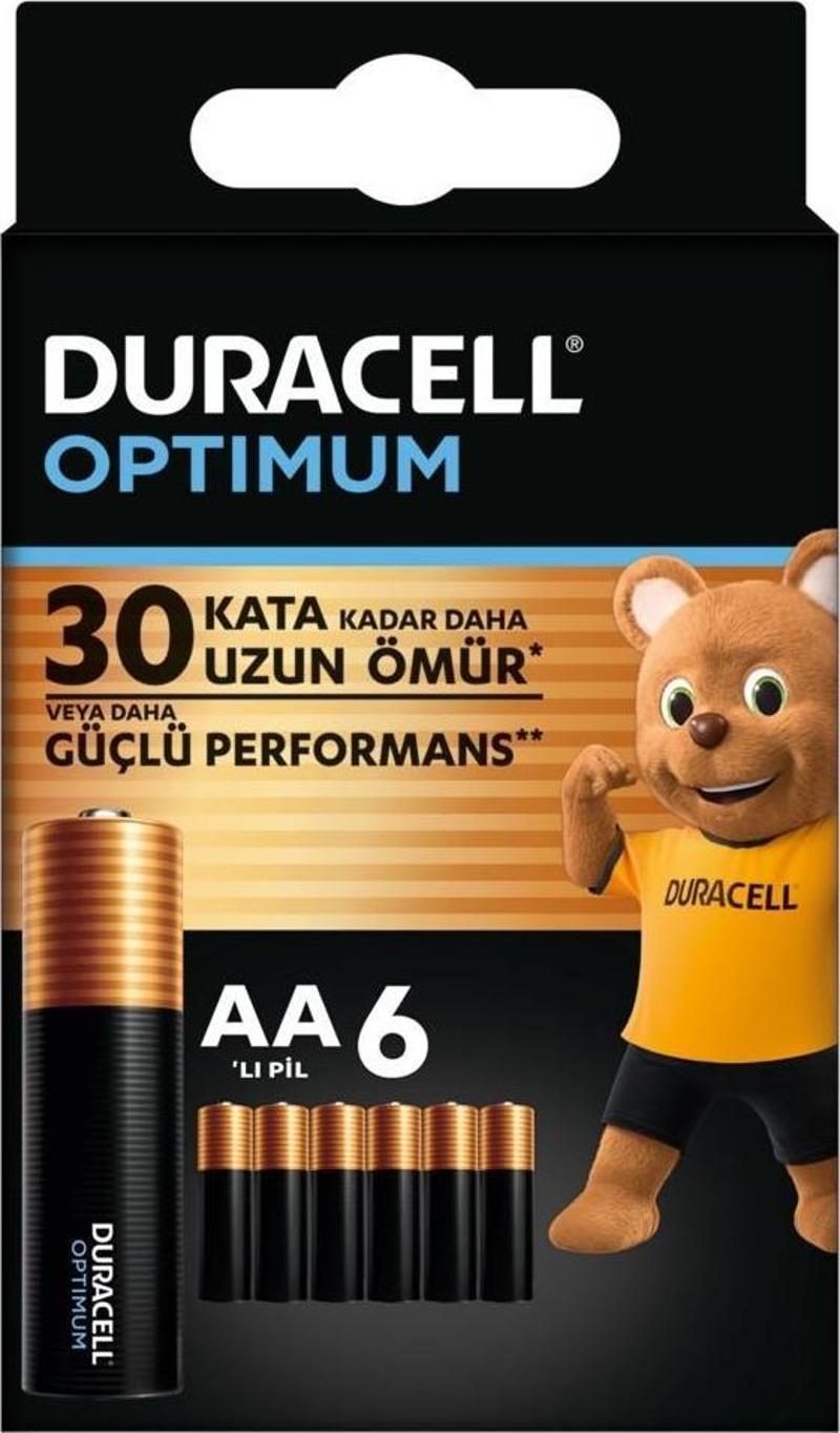 Optimum 6'lı Alkalin AA Kalem Pil