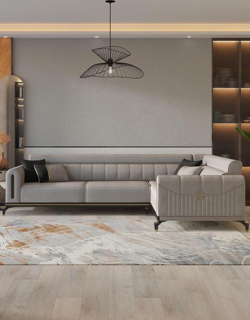 Yeni Bella Salon&Oturma Odası Köşe Takımı - Antrasit