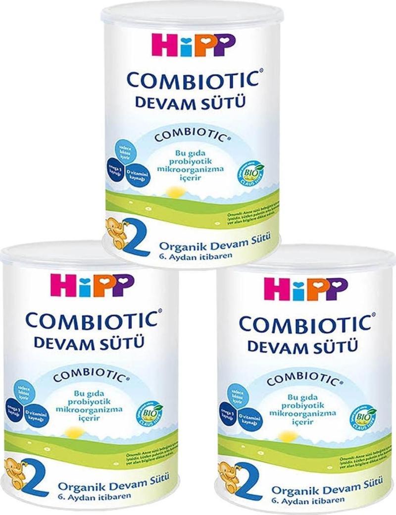 Organik Combiotic Bebek Sütü 2 Numara 350 gr 3 Adet