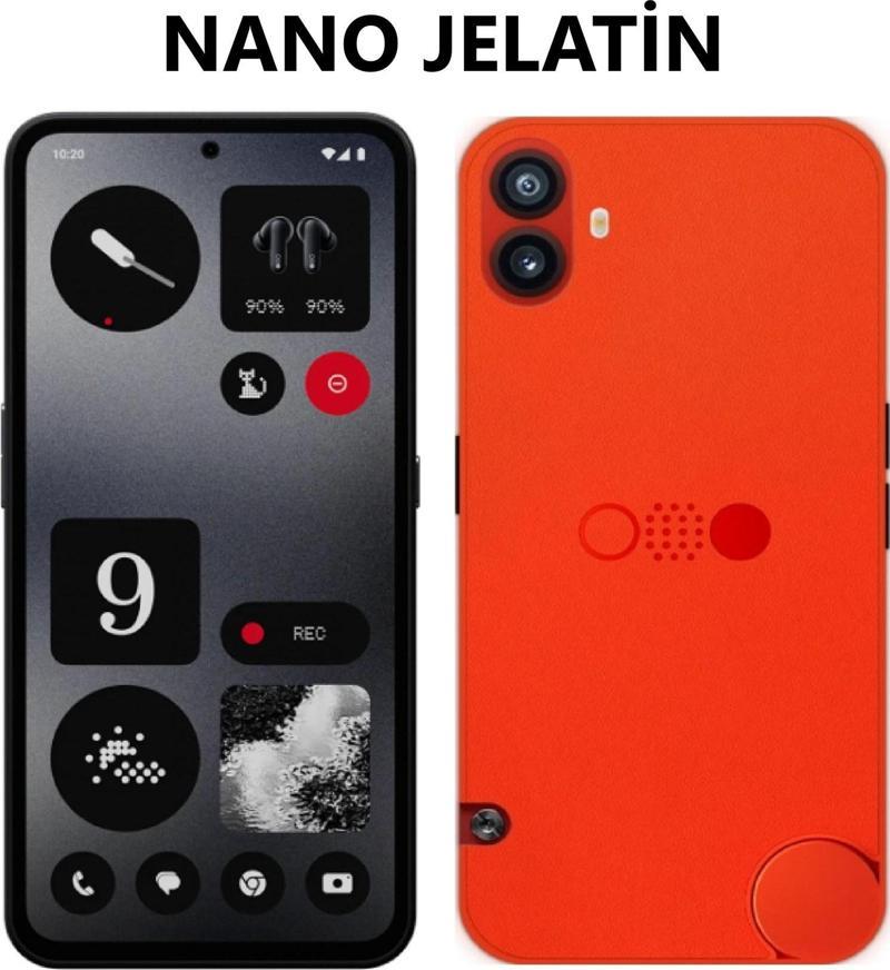 Nothing CMF Phone 1 Uyumlu Ön Body Şeffaf Ultra koruyucu Nano Jelatin