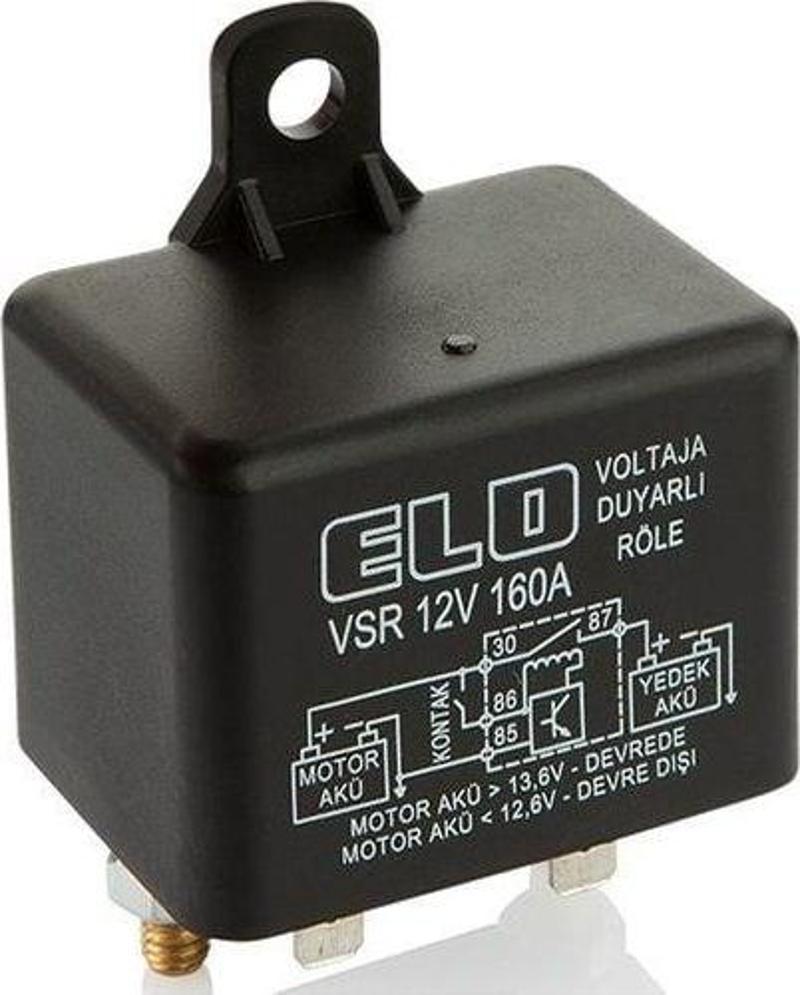 Akü Ayırıcı Gerilime Duyarlı Akıllı VSR Röle 12V 160A (Su Geçirmez)