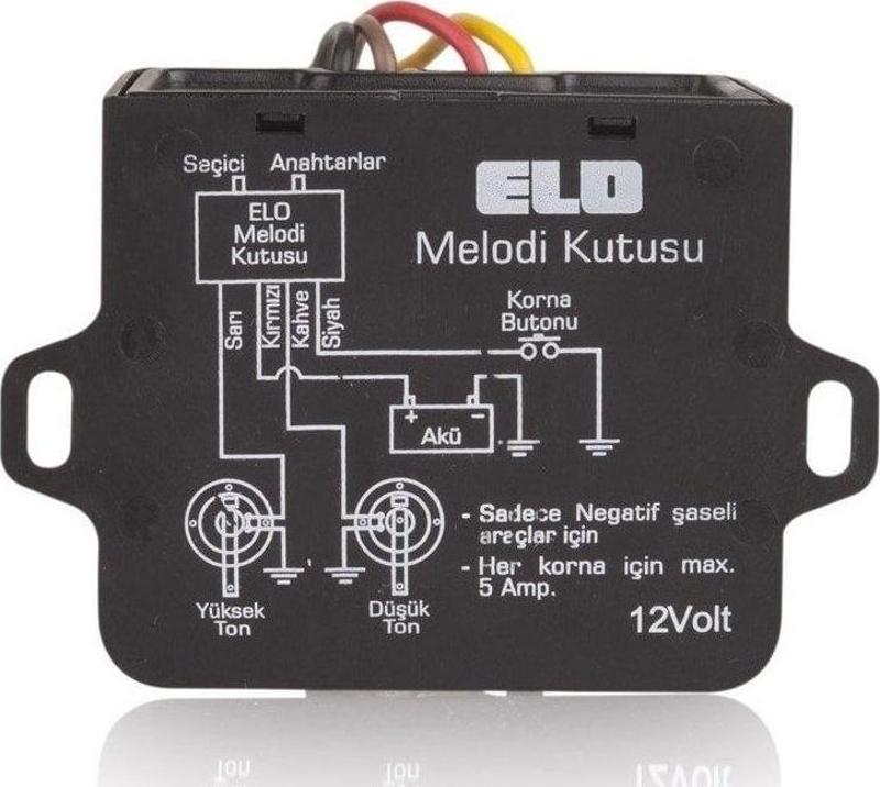 Korna Melodi Kutusu Modülü 12V Yerli Üretim