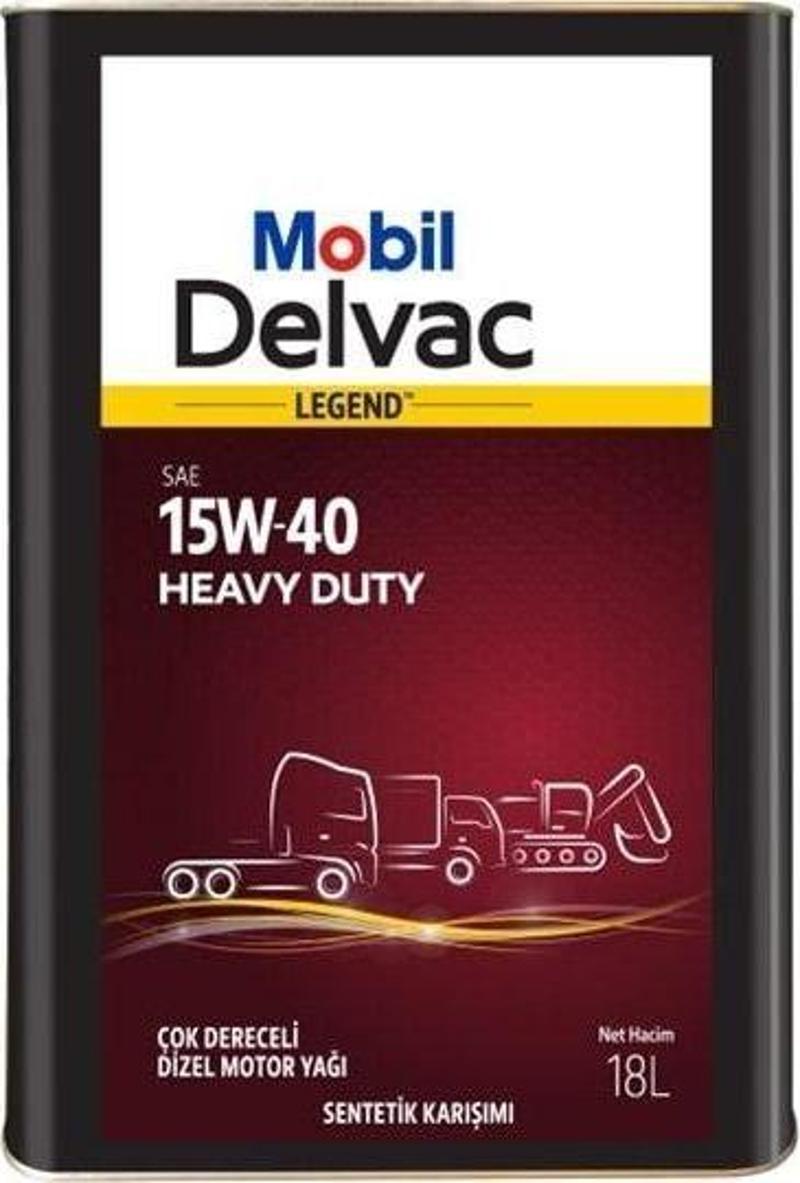 Delvac Legend Heavy Duty XHP 15w40 Motor Yağı 18lt