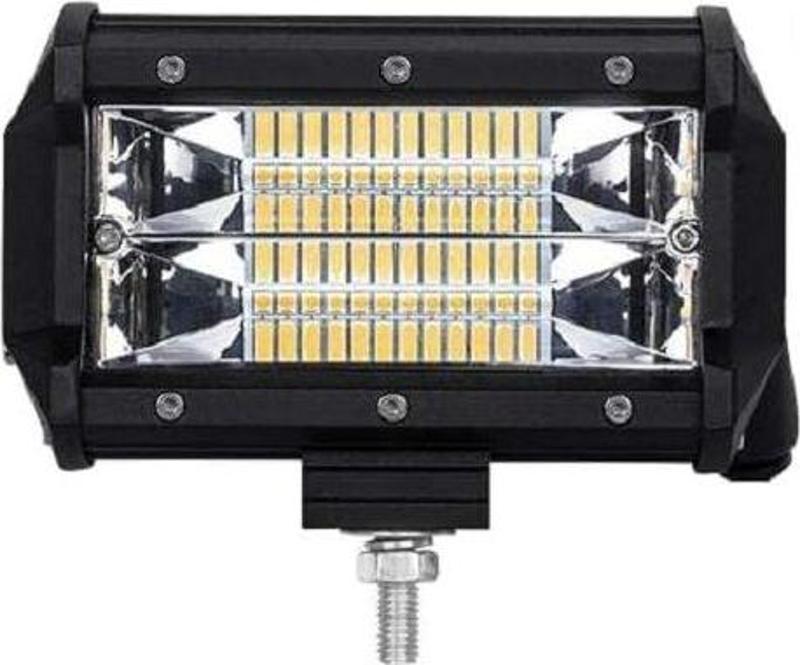 Beyaz Sarı Led Çakarlı Off Road Sis Farı Çalışma Lambası 24 Led 10-30V 24W