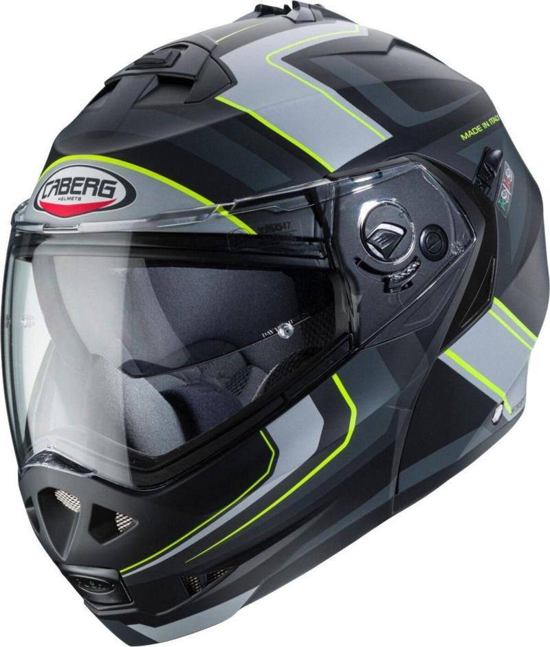 Duke Iı Tour Çene Açılır Motosiklet Kask Matt Yellow/Motor Kaskı