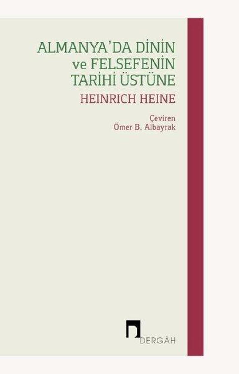 Almanya'da Dinin ve Felsefenin Tarihi Üstüne