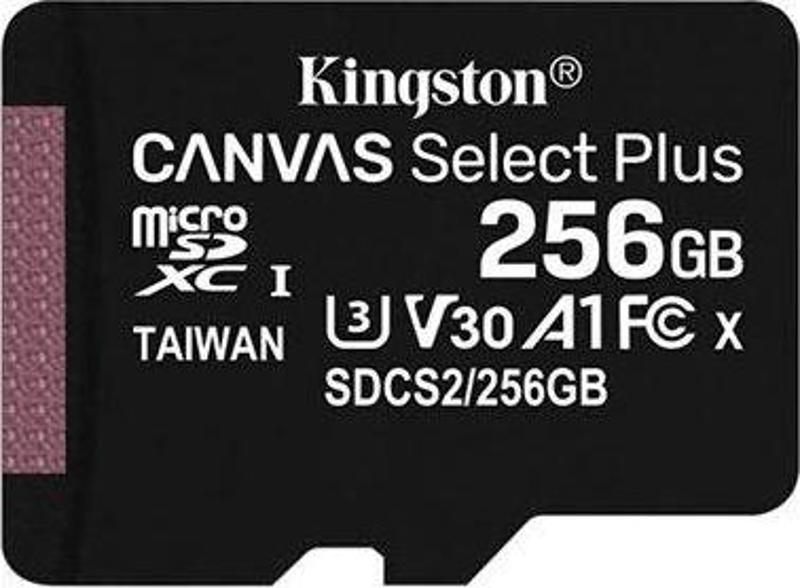 Canvas Select Plus 256GB 100MB/s SDCS2/256GB A1 C10 Micro SD Kart