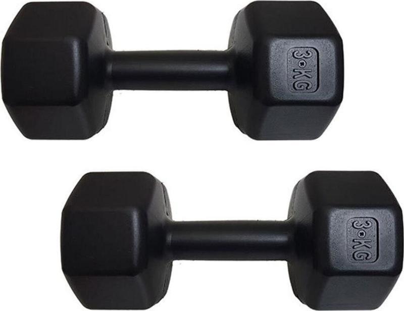 3 Kg X 2 Adet 6 Kg Dambıl Seti 6 Kg Dumbell Set