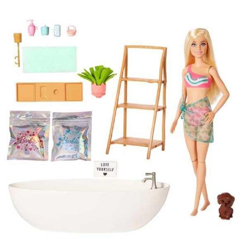 Barbie Barbie Bebek Wellness Barbie'nin Spa Günü Oyun Seti HKT92 GU10081
