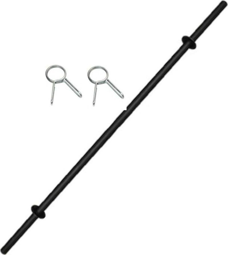 120 Cm Halter Ağırlık Plaka Çalışma Barı Uzun Düz Bar