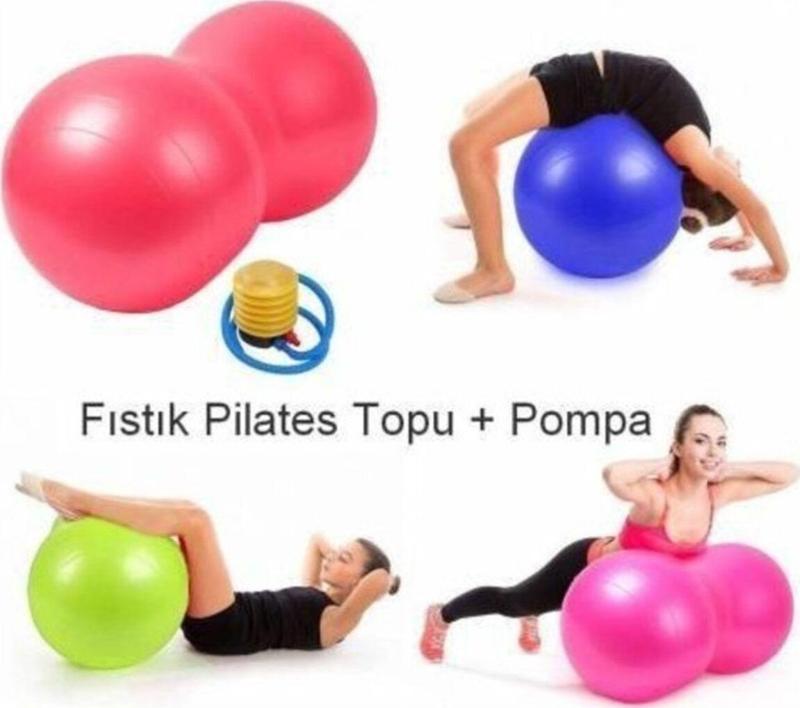 Fıstık Pilates Topu (Mavi)