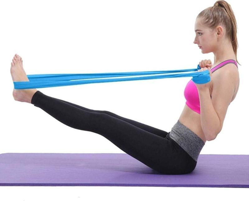 Pilates Bandı Plates Egzersiz Direnç Lastiği 1 Adet