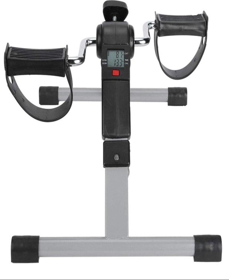 Portatif El Ve Ayak Egzersiz Bisikleti,Koşu Bisikleti, Taşınabilir Fitness Bisikleti (Siyah)
