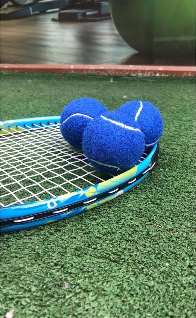 3 Adet Antrenman Tenis Topu Mavi