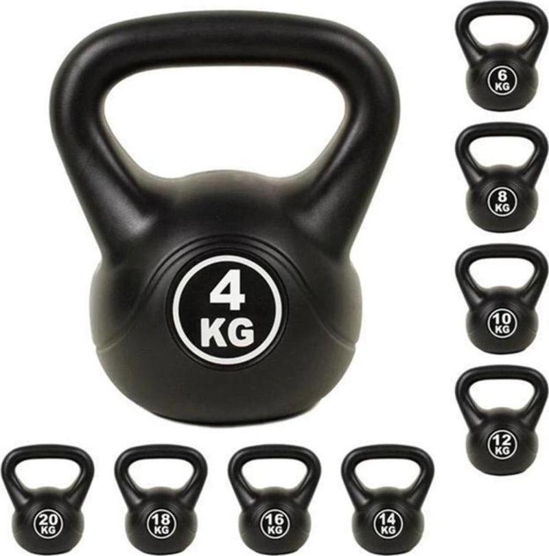 T117 4 Kg Çaydanlık Tipi Dambıl Kettlebell Ağırlık