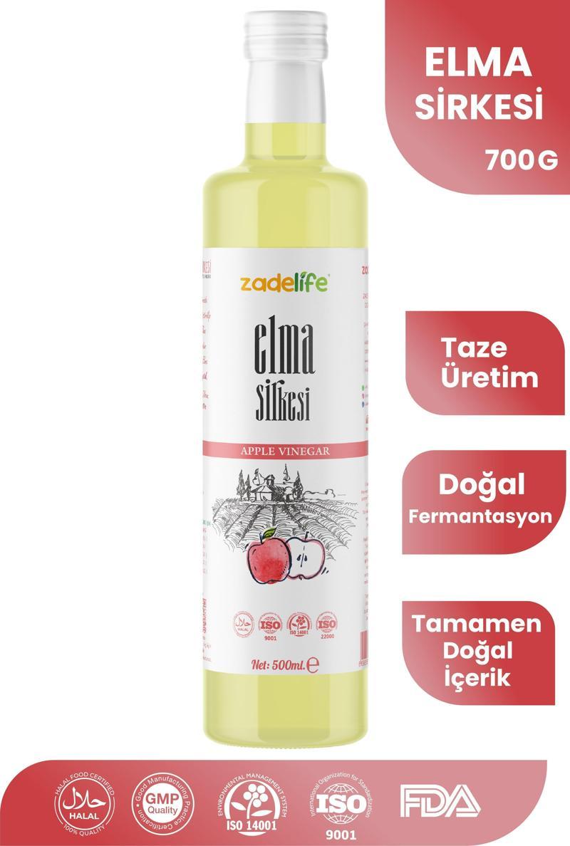 FDA Onaylı Doğal Fermente Elma Sirkesi 500 Ml