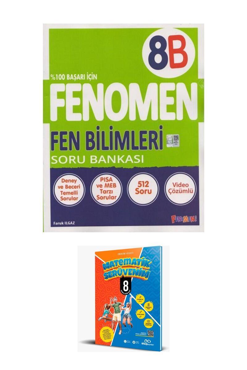 Fenomen Yayıncılık 2025 - Fenomen Fen Bilimleri 8B Soru Bankası (MATEMATİK SERÜVENİM 8 HEDİYELİ)