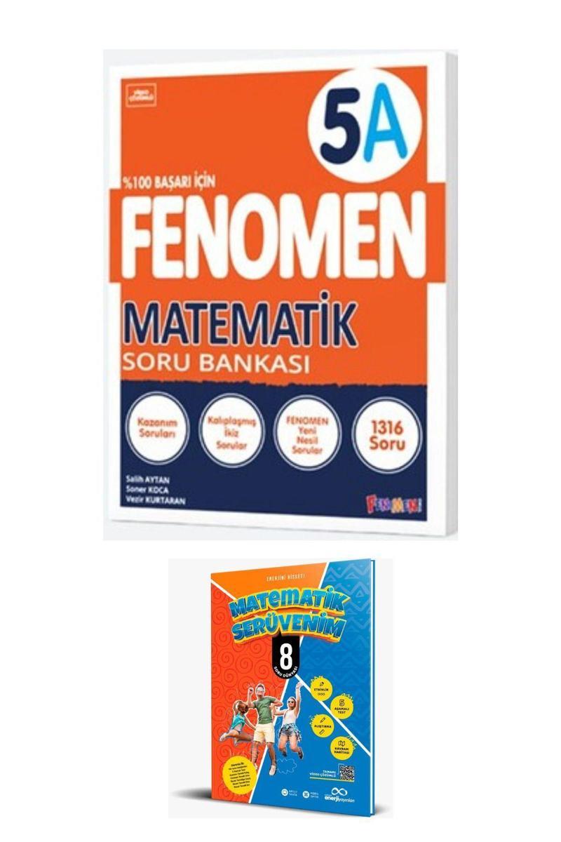 Fenomen Yayıncılık 2025 - Fenomen Matematik 5a Soru Bankası (MATEMATİK SERÜVENİM 8 HEDİYELİ)