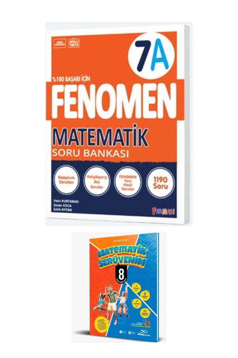 Fenomen Yayıncılık 2025 - Fenomen Matematik 7a Soru Bankası (MATEMATİK SERÜVENİM 8 HEDİYELİ)