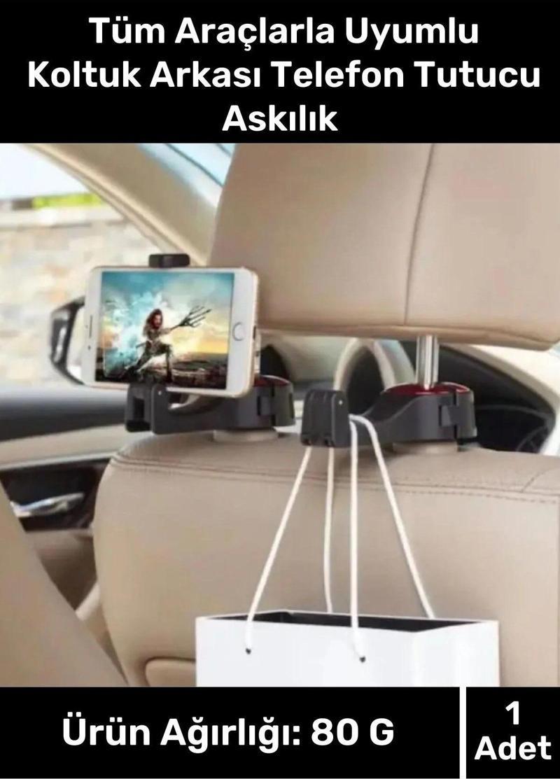 Özel Üretim Tüm Araçlarla Uyumlu Sağlam Otomobil Araba Oto Koltuk Arkası Telefon Tutucu Askılık