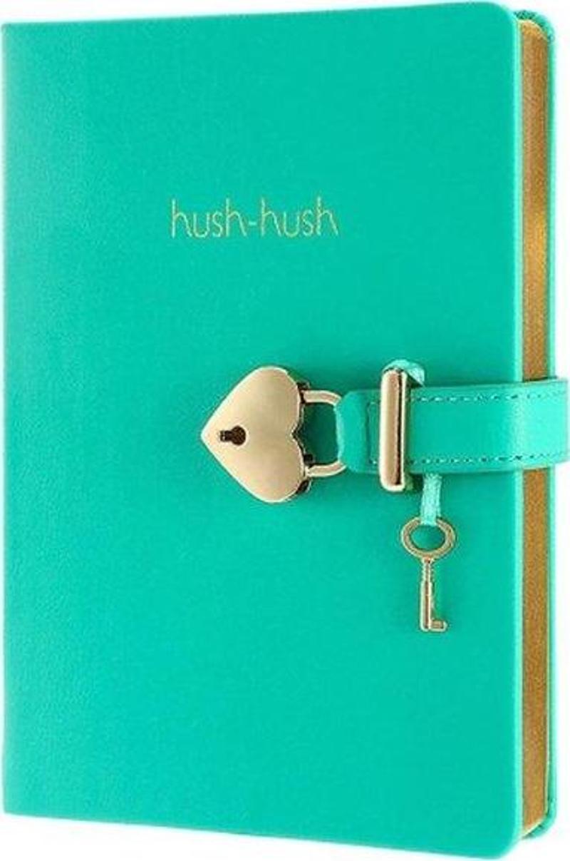 Hush Hush Kilitli Defter Yeşil